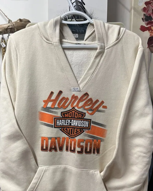 Vintage Harley-Davidson hooded sweatshirt